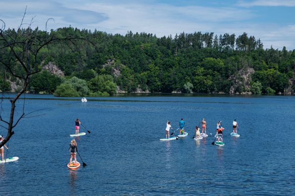 Chicas paddleboard kemp