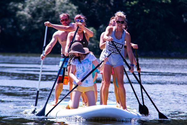 Chicas paddleboard kemp