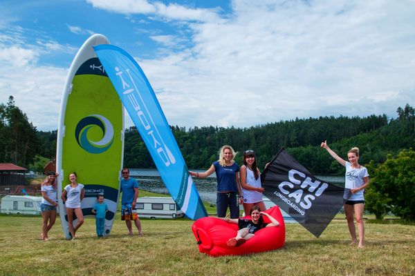 Chicas paddleboard kemp