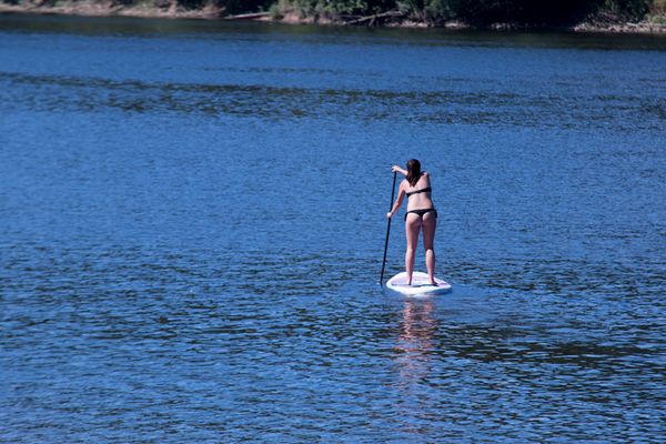 Chicas paddleboard kemp