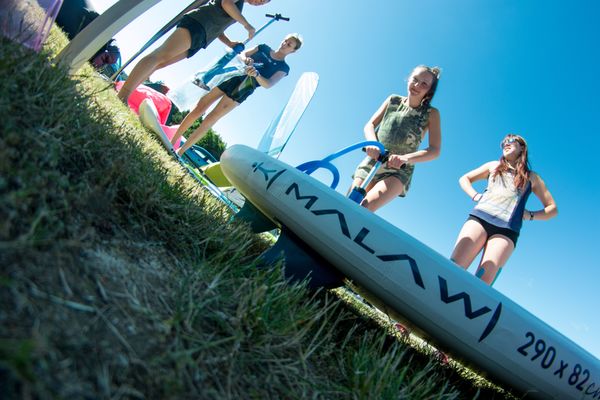 Chicas paddleboard kemp