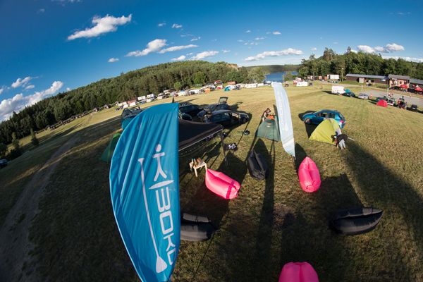 Chicas paddleboard kemp